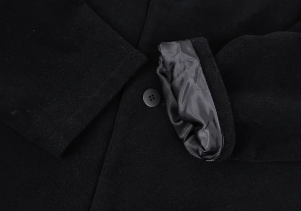 Y's Wool Collarless Long Coat K-165637_006