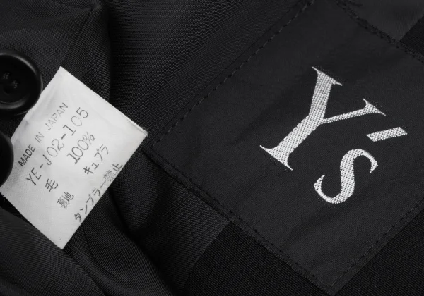 Y's Wool 2B Flap Button Jacket K-165638_020