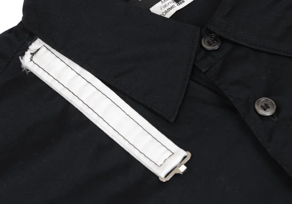 COMME des GARCONS HOMME PLUS Bow Tie Double Patch Pocket Long Sleeve Shirt K-165641_004