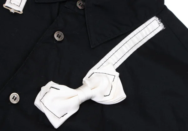 COMME des GARCONS HOMME PLUS Bow Tie Double Patch Pocket Long Sleeve Shirt K-165641_005