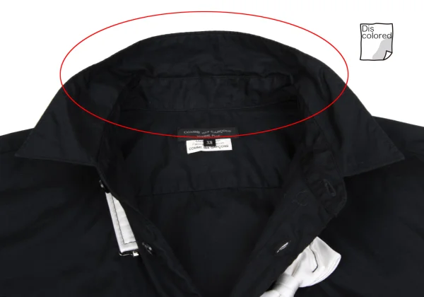 COMME des GARCONS HOMME PLUS Bow Tie Double Patch Pocket Long Sleeve Shirt K-165641_007