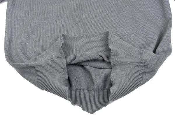 COMME des GARCONS HOMME PLUS Poly Back Embossed Design V-Neck Knit K-165642_009