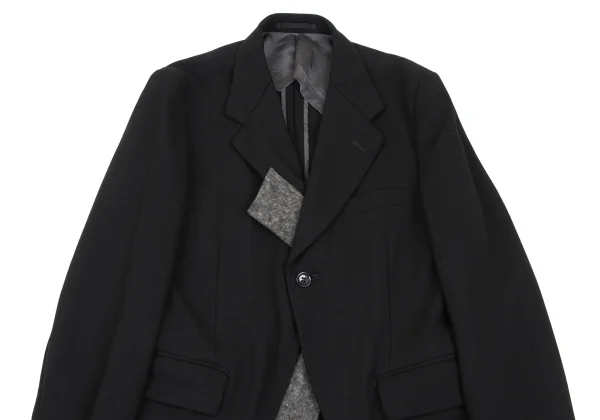 COMME des GARCONS HOMME PLUS Felt Wool Paste Design 1B Jacket K-165644_002