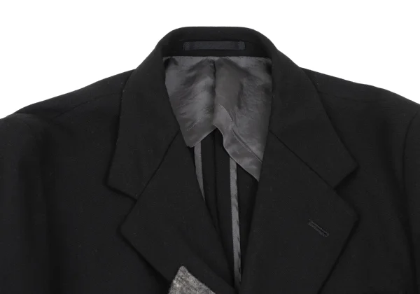 COMME des GARCONS HOMME PLUS Felt Wool Paste Design 1B Jacket K-165644_003