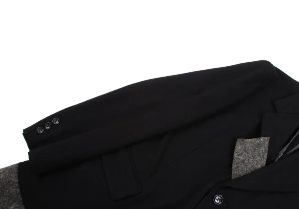 COMME des GARCONS HOMME PLUS Felt Wool Paste Design 1B Jacket K-165644_008