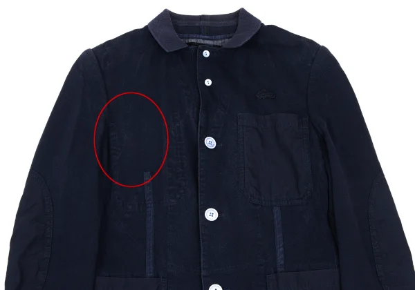 JUNYA WATANABE MAN COMME des GARCONS×LACOSTE Cotton Elbow Patch Jacket K-165646_002