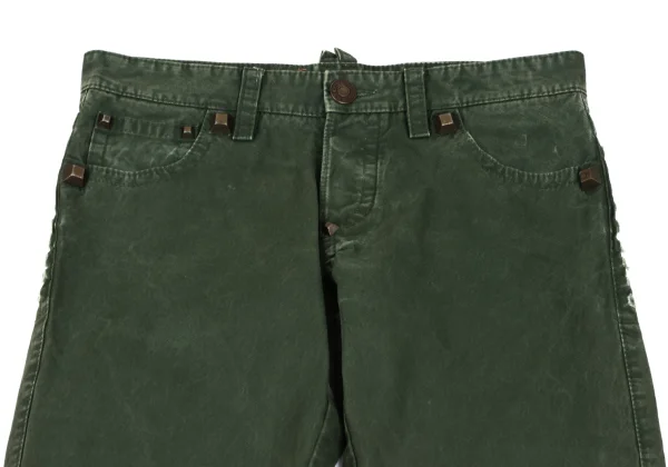 DSQUARED2 Cotton Studded Design Pants K-165651_003