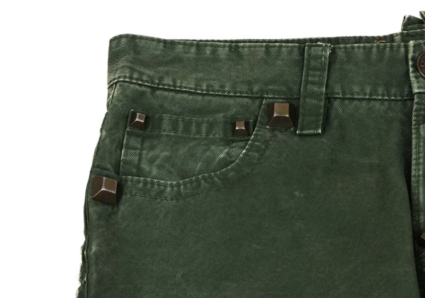 DSQUARED2 Cotton Studded Design Pants K-165651_004