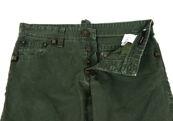 DSQUARED2 Cotton Studded Design Pants K-165651_007