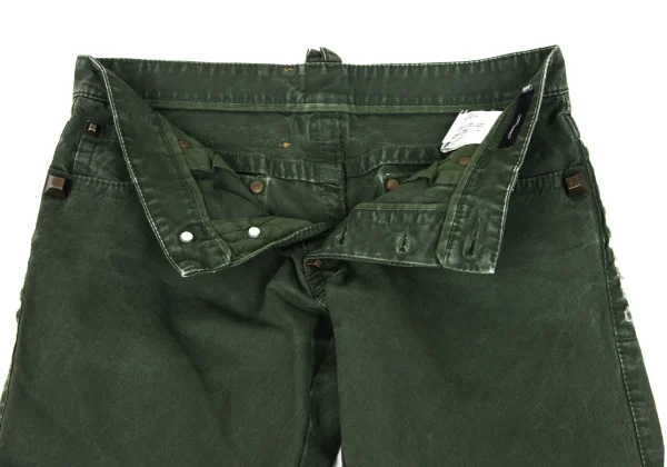 DSQUARED2 Cotton Studded Design Pants K-165651_008