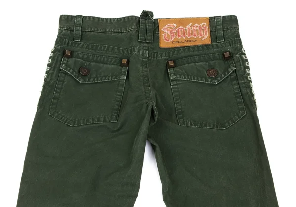 DSQUARED2 Cotton Studded Design Pants K-165651_013