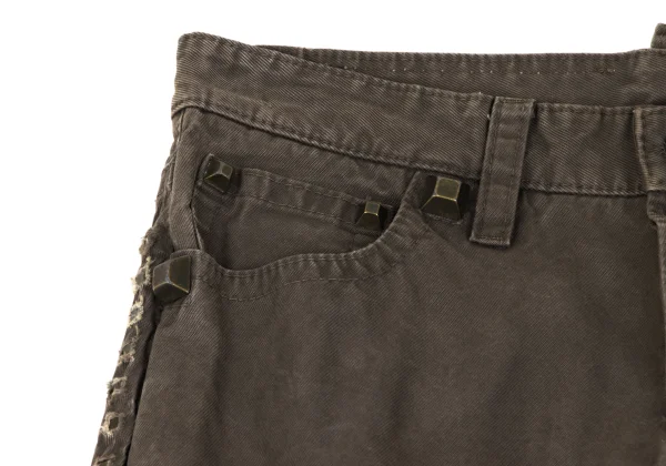 DSQUARED2 Cotton Studded Design Pants K-165652_004