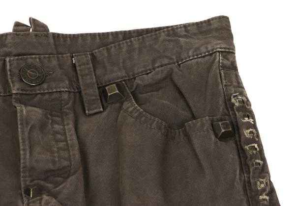 DSQUARED2 Cotton Studded Design Pants K-165652_005