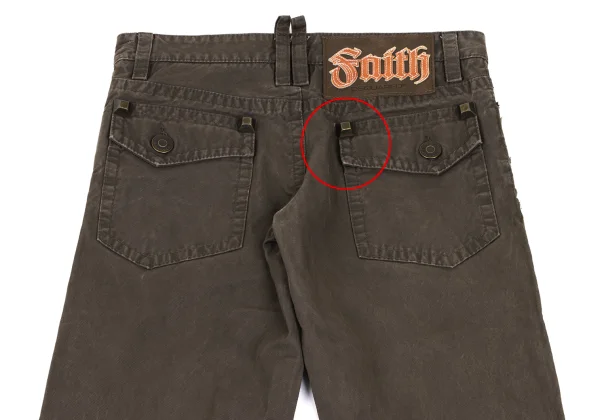 DSQUARED2 Cotton Studded Design Pants K-165652_013