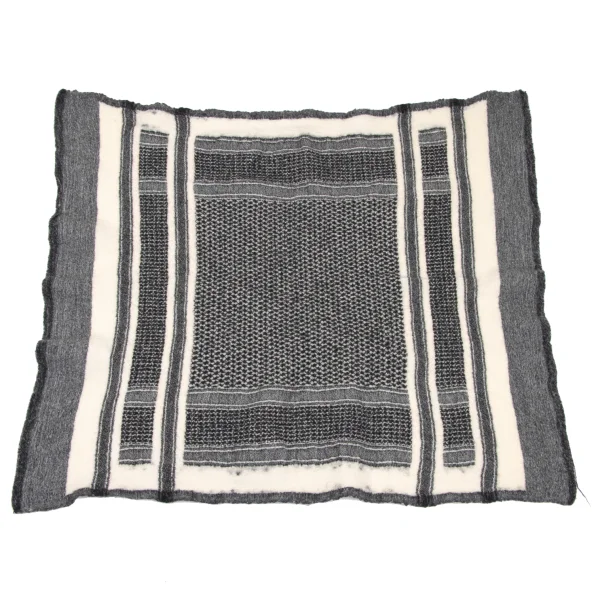 JUNYA WATANABE MAN COMME des GARCONS Graphics Slam Design Stole Black,White  K-165655_001