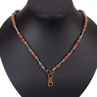 D&G Logo Top Beads Necklace