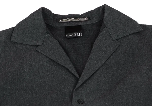 Y's bis LIMI Wool Waist String Long Shirt Dress K-165659_004