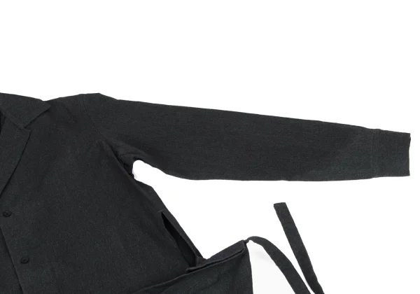 Y's bis LIMI Wool Waist String Long Shirt Dress K-165659_005