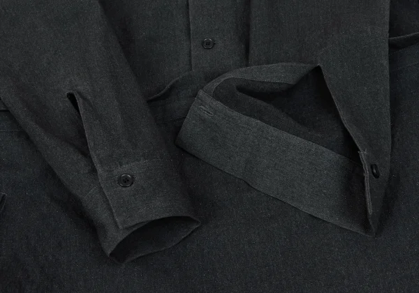 Y's bis LIMI Wool Waist String Long Shirt Dress K-165659_006