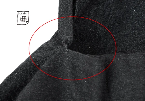 Y's bis LIMI Wool Waist String Long Shirt Dress K-165659_011