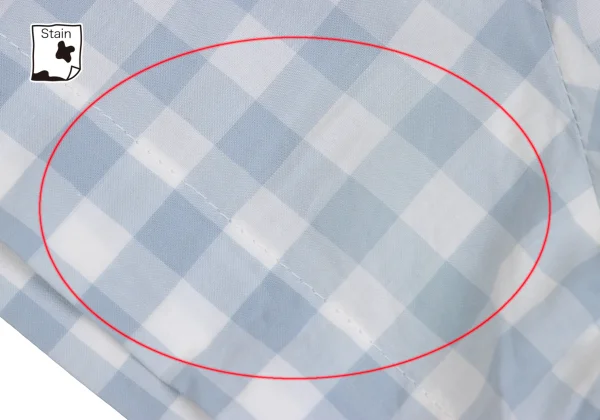 tricot COMME des GARCONS Frill Round Collar Checked Short Sleeve Shirt K-165660_009