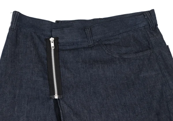 tricot COMME des GARCONS Switching Tiered Zip Denim Skirt K-165661_004