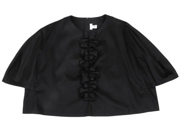 COMME des GARCON Cotton Ribbon Front Blouse K-165662_002