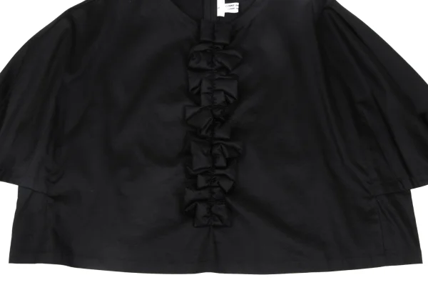 COMME des GARCON Cotton Ribbon Front Blouse K-165662_006