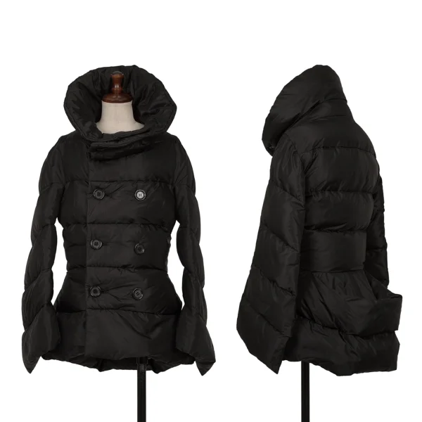 JUNYA WATANABE COMME des GARCONS Nylon Back Hole Down Jacket Black M K-165663_001