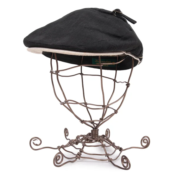 CA4LA Embroidery Flat Cap Black  K-165664_001