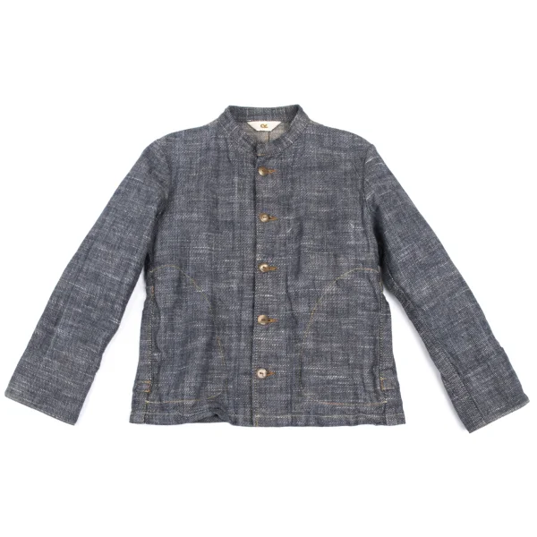 45rpm 45R Linen Cotton Band Collar Jacket K-165666_002