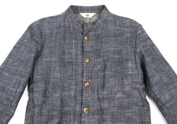 45rpm 45R Linen Cotton Band Collar Jacket K-165666_003