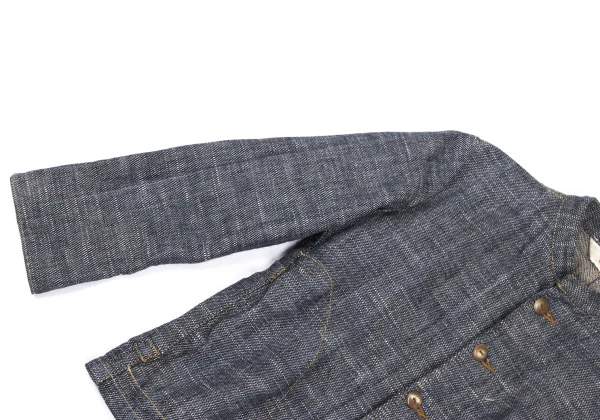 45rpm 45R Linen Cotton Band Collar Jacket K-165666_005