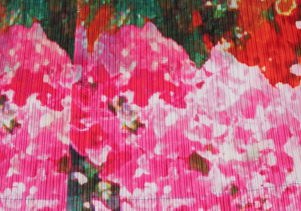 PLEATS PLEASE Colorful Graphic Print Skirt K-165668_010