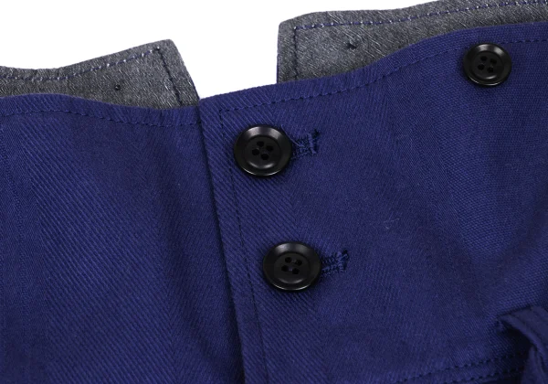 Y's Cotton High-waist Striped Weave Pants K-165676_006