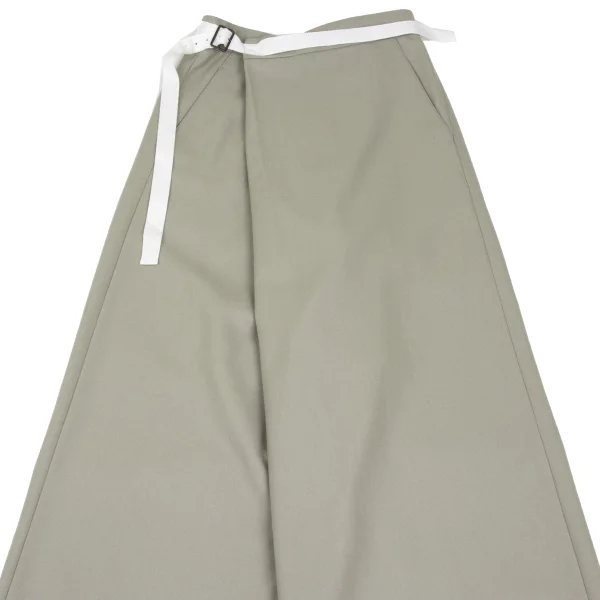 Y's PINK Wool Belted Super Wide Pants K-165677_002