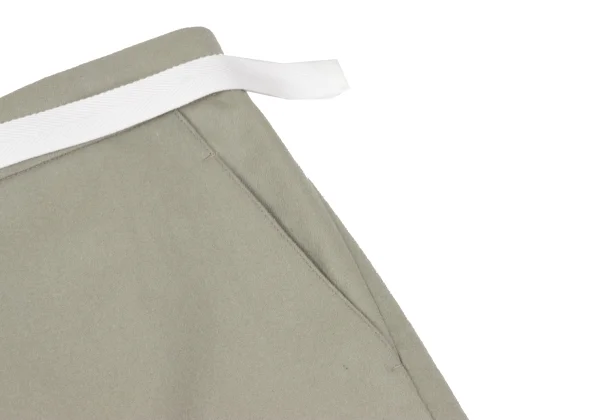 Y's PINK Wool Belted Super Wide Pants K-165677_004