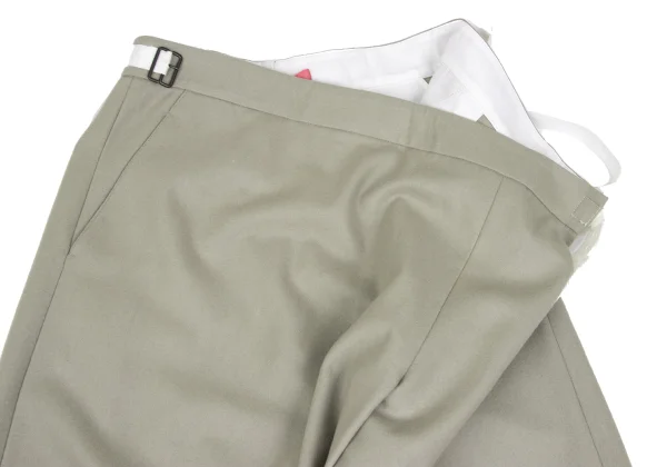 Y's PINK Wool Belted Super Wide Pants K-165677_006