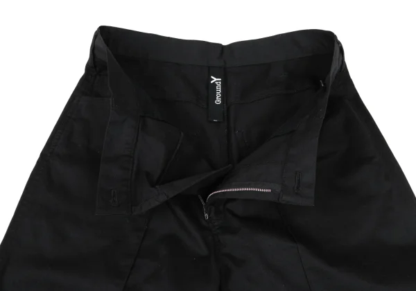 Ground Y Cotton Linen Tuck Wide Pants K-165678_009