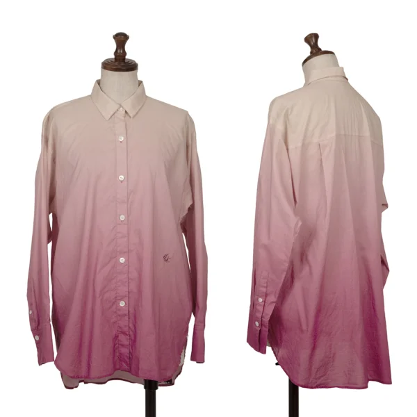 EVEX by KRIZIA Gradation Cotton Shirt Pink 40 K-165679_001