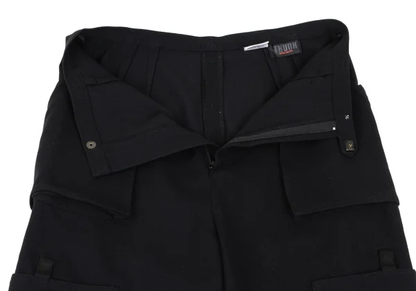 HIROKO KOSHINO TRUNK Poly Rayon Drawstring Cargo Pants K-165680_006