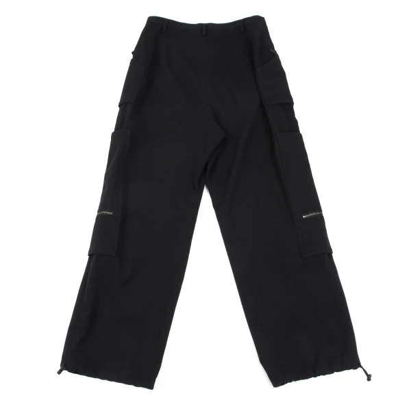 HIROKO KOSHINO TRUNK Poly Rayon Drawstring Cargo Pants K-165680_010