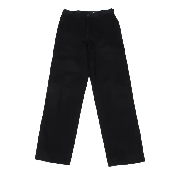 A.P.C. Cotton Straight Pants Black 36 K-165681_001