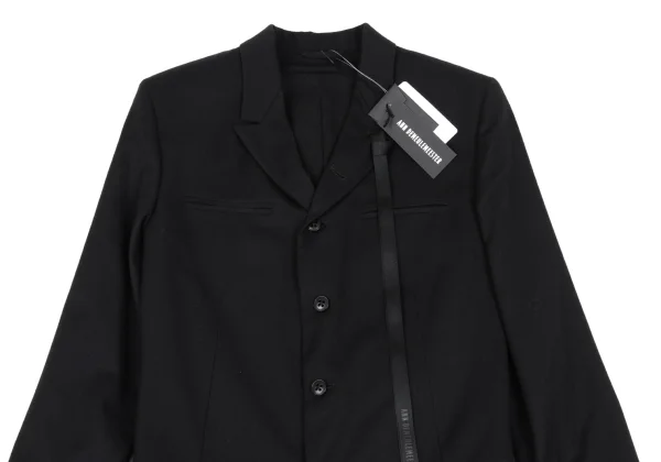 ANN DEMEULEMEESTE Wool Strap Design Jacket K-165685_002