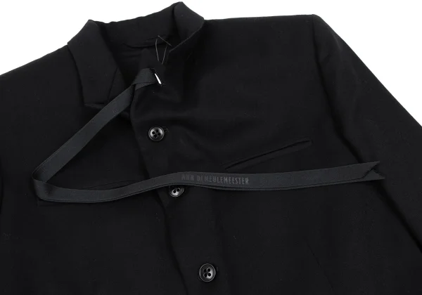 ANN DEMEULEMEESTE Wool Strap Design Jacket K-165685_006