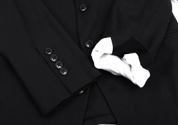 ANN DEMEULEMEESTE Wool Strap Design Jacket K-165685_008