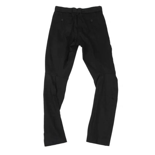 ANN DEMEULEMEESTE Cotton Knee-tuck Stretch Pants K-165688_012