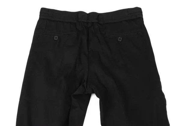 ANN DEMEULEMEESTE Cotton Knee-tuck Stretch Pants K-165688_013
