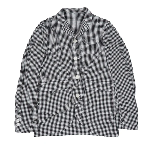 GANRYU Checker Frap Pocket Jacket Black,White S K-165689_001