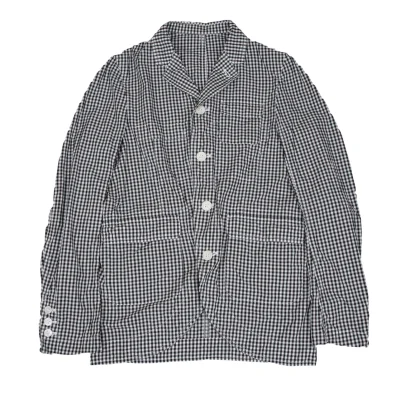 GANRYU Checker Frap Pocket Jacket